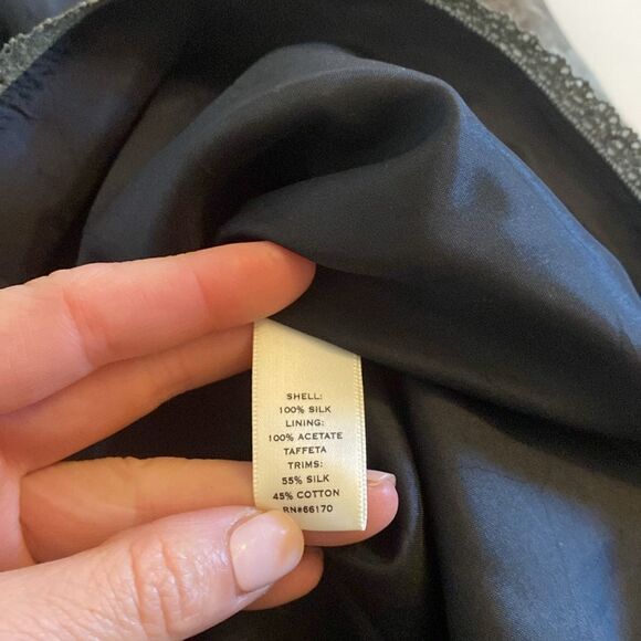 Anthropologie Moulinette Soeurs Orange & Olive Floral Imprint Colorblock Dress - Picture 14 of 14